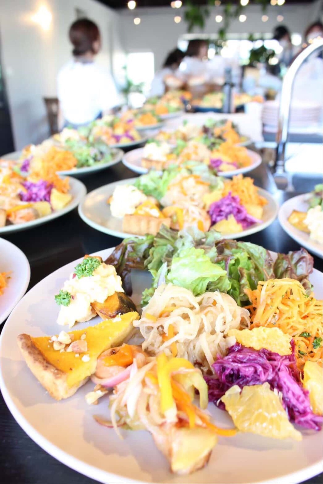 発酵ワンプレートフィッシュランチ。発酵調味料に漬け込んだお魚と彩り野菜